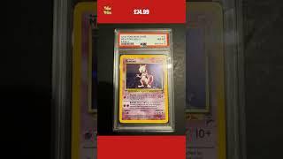 Mewtwo 10/130 PSA 8 Base Set 2 NM-MT Graded Holo vintage - Pokemon tcg Card