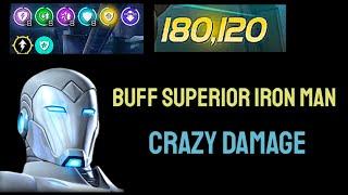 Buffed Superior Iron man showcase |Crazy damage| - Marvel Contest of Champions