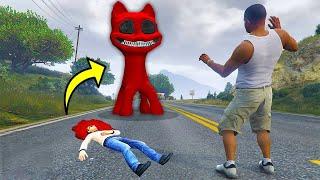 НАШЁЛ КРАСНЫЙ МУЛЬТЯШНЫЙ КОТ в ГТА 5 МОДЫ! RED CARTOON CAT ОБЗОР МОДА в GTA 5 ВИДЕО