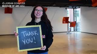 Thank You from the Jordan Schnitzer Museum of Art WSU!