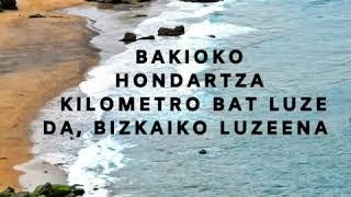 Bakio - ko hondartzaren ezaugarriak.