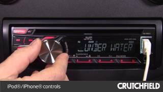 JVC KD-R650 Display and Controls Demo | Crutchfield Video