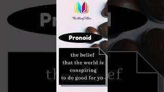 Pronoid | Word of the Day | Word Meaning #shorts #short #viral