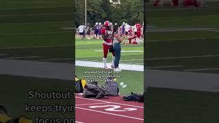 He knows football isn’t forever… BUT SHE CAN BE ️ #shorts