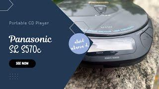 Panasonic SL S570c Portable CD Player Car MASH