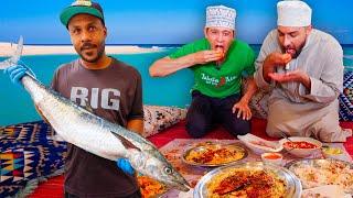 Middle Eastern Seafood!! KINGFISH + Most Unique Seafood in Omani!! 