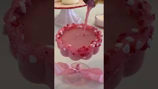 Valentine’s Day cocktail!  #asmr #valentinesday #cocktail #pink #aesthetic