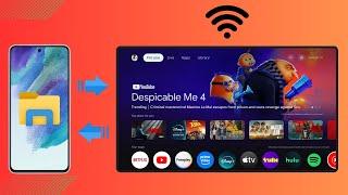 How To Send Files From Phone To Android TV | Android TV Box Wirelessly