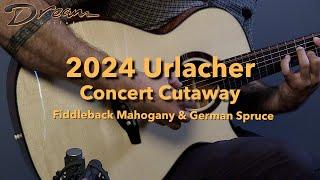 Dream Guitars - 2024 Urlacher Concert Cutaway, Fiddleback Mahogany & German Spruce #guitardemo