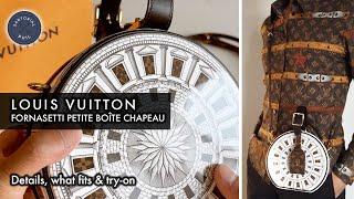 Louis Vuitton x Fornasetti Petite Boîte Chapeau: Details, what fits & try-on