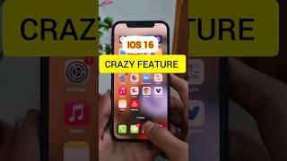 iphone crazy feature in ios 16  #technorange #iphone12 #iphonexr #iphone13promax #iphone14