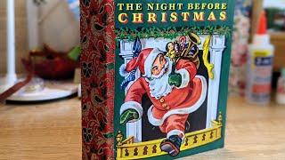 Little Golden Book Christmas Journal: Part 1 ~ The Cover ~ Christmas Junk Journal Ideas