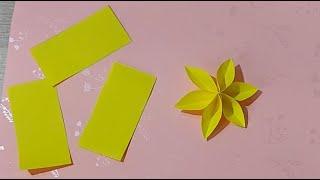 #9 Love crafting 6 petal flowers|Yêu thích thủ công Làm Bông Hoa 6 cánh bằng giấy rất đơn giản