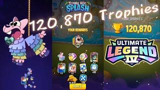 Match Masters, Free PINATA 120,870 Trophies, Ultimate LEGEND, Season End Rewards 10,000 Coins #Match