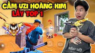 Joi FF Thử Thách "Cầm Uzi Hoàng Kim Lấy Top 1" ️