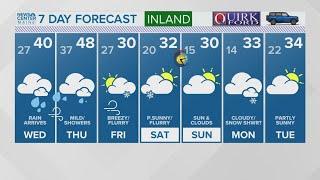 NEWS CENTER Maine Weather Video Forecast