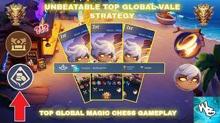 UNBEATABLE TOP GLOBAL VALE STRATEGY - MAGIC CHESS BEST SYNERGY - Mobile Legends Bang Bang