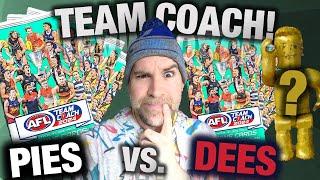 AFL TeamCoach 2024: BIG FREEZE 10 Footy Card Battle!! Pies vs Demons + Micro Figure Wild Card!!!