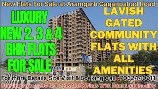 Latest New Luxury #flats 2,3.5& 4BHK Registered #flatsforsale in Gated Community @Aramgarh Hyderabad