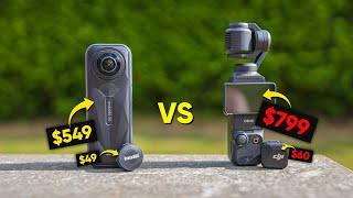 Insta360 X5 vs DJI Pocket 3 - The $500+ Dollar BATTLE (Image Quality or Versatility)