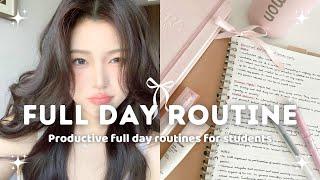 quick and easy FULL DAY routine ️ before, during & after school | full day routıne aesthetic 