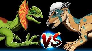 Dinosaurs Battle | Pachycephalosaurus  VS Dilophosaurus