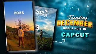 Viral December Video Editing Capcut || Happy New Year 2025 Video Editing |