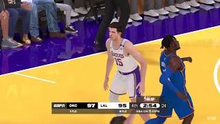 NBA 2K25 Emirates NBA Cup  Mode | THUNDER vs LAKERS 4TH QTR HIGHLIGHTS