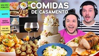 AVALIANDO COMIDAS DE CASAMENTO - Vale a pena?