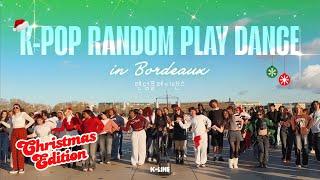 [KPOP IN PUBLIC] - 4K RANDOM PLAY DANCE Christmas Edition 랜덤플레이댄스 From Bordeaux FRANCE - K-LINE CREW