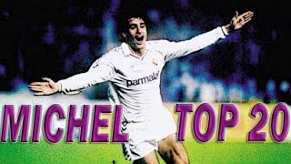 Michel TOP 20 Goles con el Real Madrid C.F 1984-1985-1986-1987-1988-1989-1990-1992-1993-1994-1995