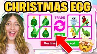 Trading Value Of The CHRISTMAS EGG In A Rich Adopt Me Server in 2022! Roblox