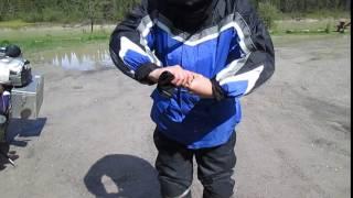 Alpinestars motorcycle winter gloves after rain