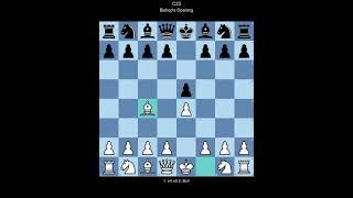 ECO C23 Bishop's Opening (White perspective)