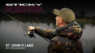 Rob Burgess tackles the well-stocked St John's Lake on the Linear complex