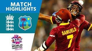 Brathwaite Hits 4 Sixes To Win! |  England vs West Indies | ICC Men's #WT20 FINAL - Highlights