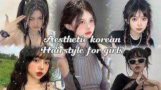 Aesthetic Korean Hairstyles For Girls... #aesthetic #fypp #hairstyle @Mid_NightMuse