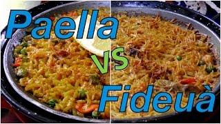 Paella vs Fideuà taste test in Madrid, Spain