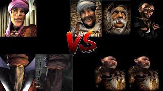 EMIR VS SULTAN MARSHALL SNAKE VS WAZIR CALIPH VS 2 PIGS | Stronghold Crusader Ai Battle