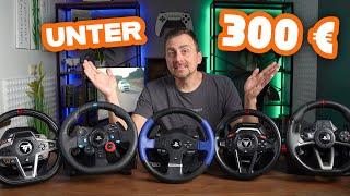 Was taugen günstige Lenkräder von Thrustmaster, Logitech und Hori?