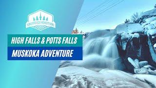 Best Places to Visit in Ontario: High Falls Muskoka 4K