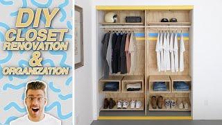 ULTIMATE DIY CLOSET RENOVATION / MAKEOVER / ORGANIZATION