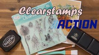 Clearstamps | Stempel von Action ein kleiner Test