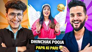 Try Not To Laugh vs My Brother (Dhinchak Pooja Papa ki Pari Edition)