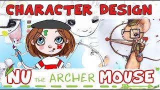 Basic Character Design - Creating Nu The Archer Mouse