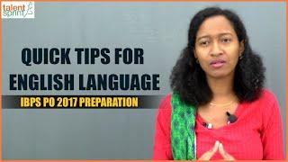 Quick Tips for English Language | TalentSprint Aptitude Prep