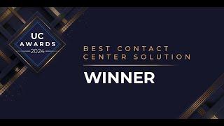 UC Awards 2024 - Best Contact Center Solution