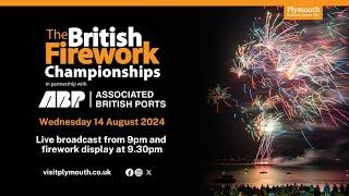 The 2024 British Firework Championships, live from Plymouth UK on Wednesday 14th August 2024