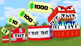 Minecraft but I can Buy Custom TNT