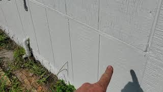 A common mistake made when installing wood siding on the outside of a home. Easy fix.